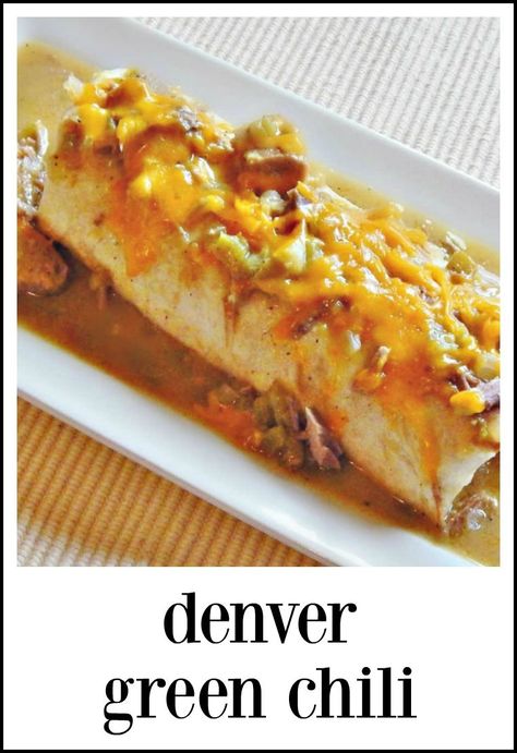 Denver Green Chili - Crave-worthy flavor that will tickle your tongue, then wrap around and settle a bit toward the back of the throat. #GreenChili #DenverGreenChili Green Chili Pork Stew, Chili Breakfast, Denver Green Chili, Colorado Green Chili, Pork Green Chili, Chile Verde Pork, Green Chili Soup, Smothered Burritos, Green Chili Stew