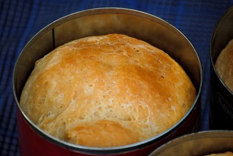 Coffee Can Bread Recipes, Tin Can Bread Recipe, Coffee Can Bread, Can Bread, Bread In A Can, Burger Bread, Baking Basics, Baked Bread, Baking Bread