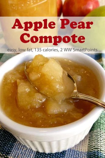 Pear Compote Recipe, Apple Breakfast Ideas, Apple Dessert Recipes Easy, Pear Compote, Best Roast Potatoes, Apple Compote, Yogurt Toppings, Apple Breakfast, Compote Recipe