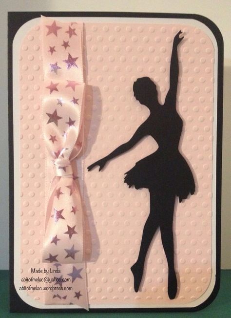 Ballet Cards, Small Birthday Gifts, Punch Art Cards, Painting Birthday, Teacher Thank You Cards, Dance Ideas, Simple Birthday Cards, Ballerina Party, Birthday Cards For Women