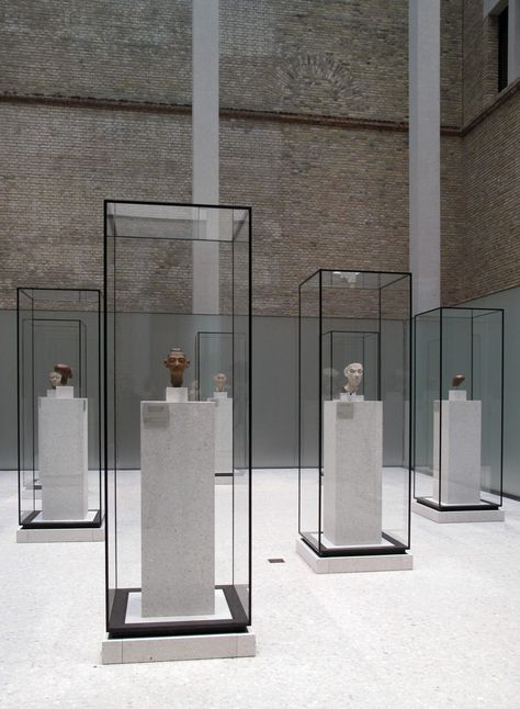 Michele De Lucchi · Exhibition and graphic design of the Neues Museum Kolumba Museum, Museum Display Cases, Berlin Architecture, Museum Logo, Museum Lighting, Museum Interior, Museum Exhibition Design, Jewelry Store Design, Art Gallery Interior