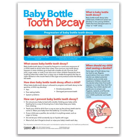 Baby Bottle Tooth Decay, Great Health, Dental Problems, Baby Bottle, Tooth Decay, Health Education, New Parents, Early Childhood, Education