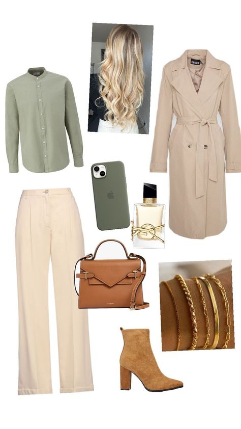 Combo olive/beige Outfit Old Money, Old Money, Money