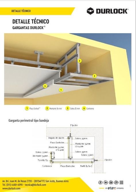 Cielorrasos Ideas, Durlock Ideas, Construction Details Architecture, Drywall Construction, Gypsum Ceiling Design, Framing Construction, Ceiling Plan, Interior Ceiling Design, Ceiling Detail