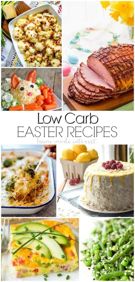 Low Carb Easter Dinner, Recipes For Brunch, Easter Main Dishes, Easter Brunch Recipes, Healthy Easter Recipes, Low Carb Holiday, Easter Side Dishes, Easter Recipe, Easter Dishes