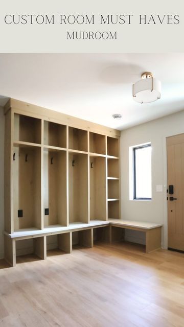 Mudroom Storage Cubbies, Mudroom Lockers With Drop Zone, Mudroom Bench And Cubbies, Mudroom Wood Storage, Mudroom With Fireplace, Lockers In Entryway, Entryway Bench And Storage Ideas, Mudroom Ideas With Lockers, Mudroom Storage Cabinets Built Ins