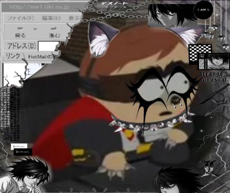 Emo Eric Cartman, Emo Cartman, Emo Dance, Cursed South Park Images, Eric Cartman, South Park, Brain, Anime, Quick Saves