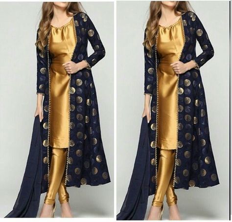 @natalia_vozna Front Open Jacket Style Kurti, Old Sarees Convert Into Dress Latest, Stylish Kurti Design, Kurti Sewing, Jacket Kurti, Dress Party Wear, Style Kurti, Open Shirt, Baby Layette