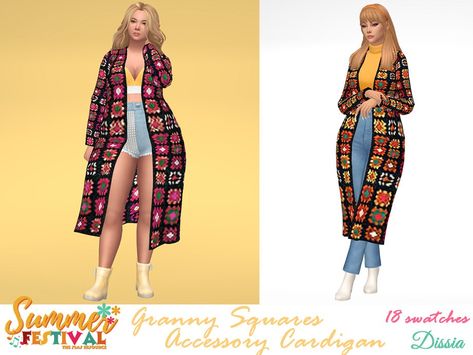 Sims 4 Cardigan Cc, The Sims 4 Accessories, Sims 4 Cardigan, Sims4 Ideas, Sims 4 Girl Cc, Sims 4 Accessories Cc, The Sims 4 Clothes Cc, Sims4 Cc Clothing, Sims 4 Girl