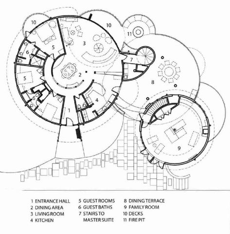 Round House Plans, Colorado Design, Circle House, Circular Buildings, Round Building, Landscape Design Drawings, Plans Architecture, Interior Design Presentation, New Architecture