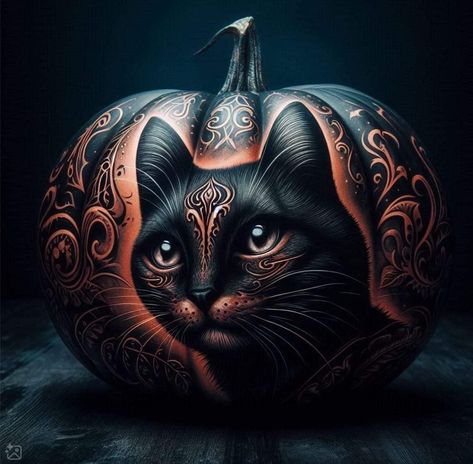 Pumpkin Designs, Halloween Pumpkin Designs, Pumpkin Painting, Carving Ideas, Creepy Halloween, Pumpkin Design, Holiday Art, Painted Pumpkins, Hallows Eve