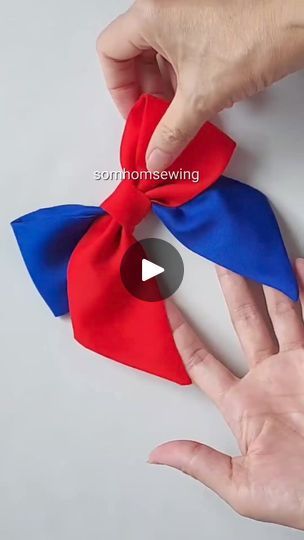 146K views · 3.4K reactions | Sailor hair bows diy #reels #starseverywhere #bowsaccessories #bowsforhair #bowsmaking #hairaccessories #hairbows #handmadebows #fabricbows #sewingtutorials #somhomsewing | somhomsewing Hair Bows Diy, Bows Diy, Fabric Bows, Diy Hair Bows, Diy Bow, Handmade Bows, Harley Quinn, Sewing Tutorials, Firefighter