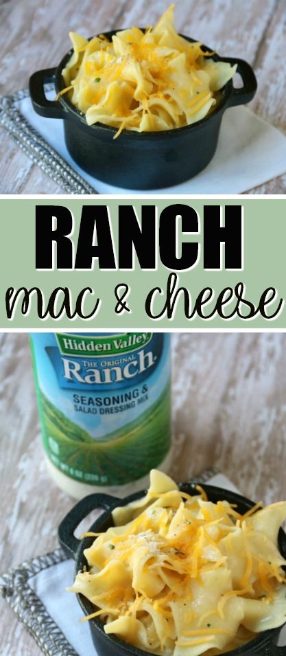 This is THE BEST Ranch Mac & Cheese #recipe! [ad] | SensiblySara.com Ranch Macaroni And Cheese, Ranch Noodles, Ranch Mac And Cheese, Crockpot Mac N Cheese Recipe, Buffalo Mac And Cheese, Taco Mac And Cheese, Crockpot Mac And Cheese, Boxed Mac And Cheese, Mac Cheese Recipes