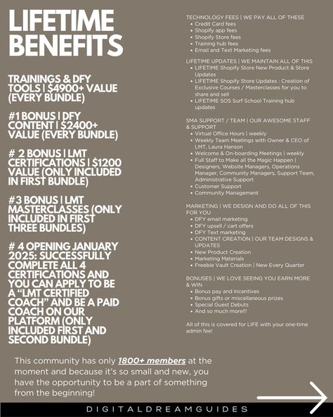 The choice is yours 👇 You can either: 1. Stick with MRR and get paid once for each purchase. 2. Choose ON TOP DFY business and keep getting paid repeatedly for every sale, forever! Remember: An average millionaire has 7 streams of income Comment „DFY“ for more information 🩶 Xoxo Aria 💋 #waystomakemoneyonline #digitalmarketingforbeginners #sidehustlesideas #passiveincomeideas #digitalmarketingforbeginners #financialfreedomstartshere #socialmediamarketing #workingmomlife #sidehustlefo... 7 Streams Of Income, Dream Guide, Streams Of Income, Working Mom Life, The Choice Is Yours, Surf School, Virtual Office, The Choice, Income Streams