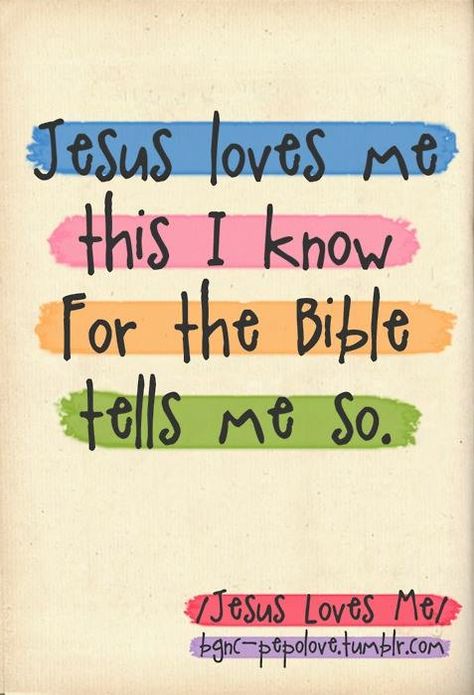 Yes Jesus loves Me ^^ Yes Jesus Loves Me, Preach The Gospel, No Greater Love, My Worth, Fearfully And Wonderfully Made, God Loves Me, Jesus Loves Me, Wonderful Words, Spiritual Inspiration