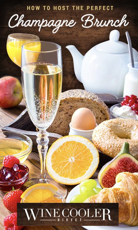 Champagne Breakfast Ideas Brunch, Champagne Brunch Food, Breakfast Champagne, Champagne Breakfast Ideas, Champagne Brunch Ideas, Yogurt Parfait Bar, Champagne Breakfast, Bagel Bar, Wine Bar Restaurant