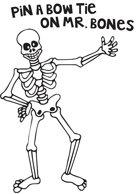 pin a bow-tie on Mr. Bones-get an engineering print from staples & play if you're a room parent... Halloween Party Easy, Class Halloween Party, Preschool Halloween Party, October Themes, Skeleton Theme, Room Parent, Classroom Halloween Party, Mr Bones, Halloween Class Party