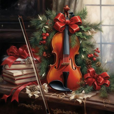 "Christmas Violin Calendar Art" image by Linnaea Mallette https://www.publicdomainpictures.net/en/view-image.php?image=538857&picture=christmas-violin-calendar-art #freeimage #christmas #violin #calendar #art #publicdomain #CC0 Christmas Violin, Violin Pics, Calendar Art, View Image, Holiday Decor Christmas, Christmas Inspiration, Free Art, Public Domain, Violin