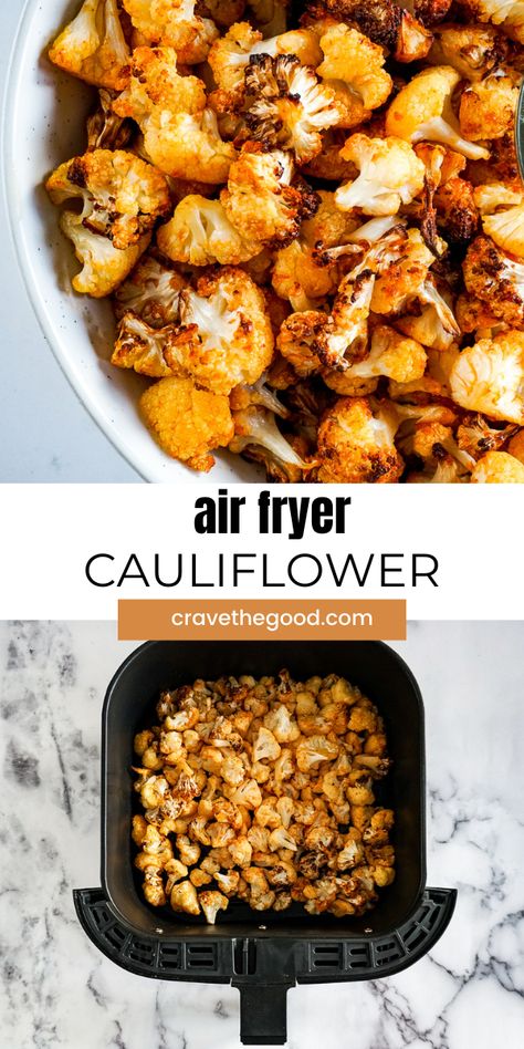 Air Fryer Frozen Cauliflower Recipes, Sweet And Spicy Cauliflower Air Fryer, Air Fryer Cauliflower Recipes Asian, Kung Pao Cauliflower Air Fryer, Air Fryer Cali Flower, Cauliflower Recipes Air Fryer, Air Fry Cauliflower, Air Fryer Cauliflower Recipes, Sweet And Spicy Cauliflower