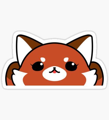 Red panda face Sticker Panda Stickers, Yoda Wallpaper, Panda Face, Homemade Stickers, Computer Sticker, Tumblr Stickers, Rainbow Cat, Face Stickers, Stickers For Sale