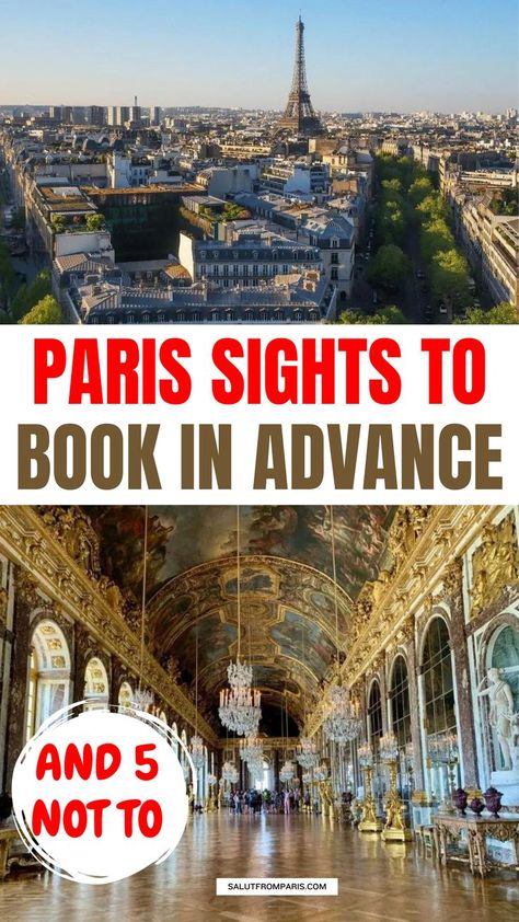 Are you planning a trip to Paris and wondering which sights and attractions to book in advance? Smart move. Because securing some of the most sought-after tickets can be as tough as getting a table at a Michelin-star restaurant on short notice. In this guide, I share with you how to make sure not to miss any must-do’s in Paris and save up enough time to wander in the meantime. Plus don't forget to pack your summer outfits to make the best of your summer bucket list! Paris Sights, Paris Trip Planning, Best Fall Outfits, Paris Bucket List, Paris Activities, Paris Sightseeing, Paris Itinerary, Europe Holidays, Disney Paris