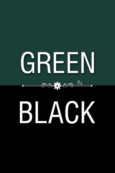 Combine Clothes, Green Color Combinations, Band Tattoos, Darkest Black Color, Color Plate, Forearm Band Tattoos, Black Color Combination, Colour Combinations Fashion, Color Combos Outfit