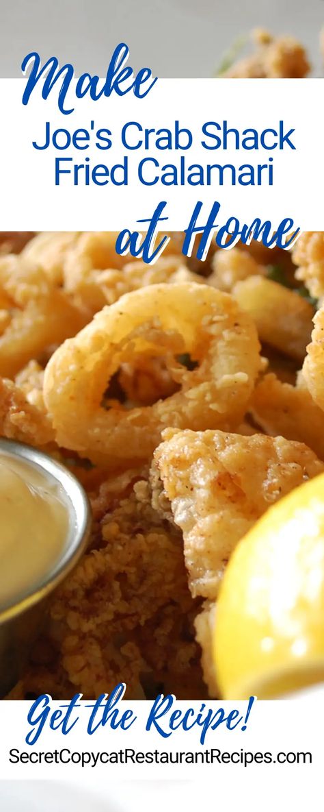 Fried Calamari Recipe, Calamari Recipe, Fish Batter Recipe, Deep Fried Recipes, Joe Crab Shack, Squid Recipes, Calamari Recipes, Fried Calamari, Batter Recipe