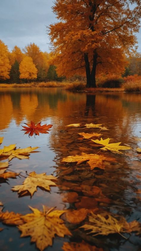 The Colors of Fall: 15 Landscape Inspirations to Fuel Your Creativity - Inspire Inlet Fall Leaves Photos, Acrylic Painting Fall Ideas, Autumn Photography Nature Landscapes, Autumn Landscape Photography, Free Thanksgiving Wallpaper, Horizontal Photography, Autumn Landscapes, Landscape Reference, Colors Of Fall