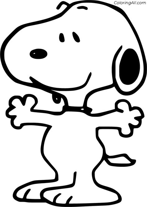 56 free printable Snoopy coloring pages, easy to print from any device and automatically fit any paper size. Snoopy Coloring Pages, Snoopy Drawing, Charlie Brown Characters, Peanut Gallery, Snoopy Dance, Snoopy Images, Peanuts Cartoon, Peanuts Snoopy Woodstock, Snoopy Pictures