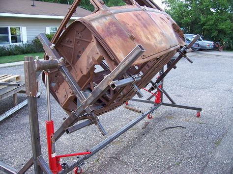 Auto Rotisserie Plans Archives - Free Auto Rotisserie Plans / Car Rotisserie Plans Car Rotisserie, Vw Mk1, Tacoma Truck, Garage Accessories, Fabrication Tools, Welding And Fabrication, Shop Equipment, Car Restoration, Garage Tools