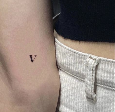 Letter V Tattoo Ideas Heart, L I V I N Tattoo, The Letter V Tattoo, Letter V Tattoo Ideas Design, Initial V Tattoo, V Tatoos Letter, V Heart Tattoo, V Tattoo Design, V Initial Tattoo