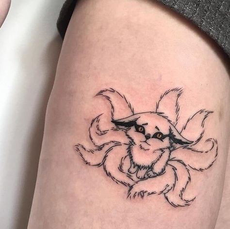 Tato Naruto, Naruto Tattoos, 16 Tattoo, Female Tattoos, Naruto Tattoo, Men Tattoos, Muster Tattoos, Tiny Tattoo, Fox Tattoo