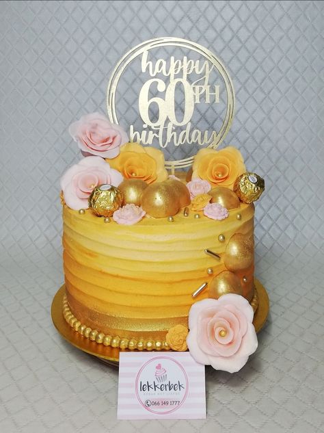 60th birthday cake 60yh Birthday Cake, Birthday Cake 60th Woman, 67th Birthday Cake For Mom, Fall Colors Birthday Cake, Birthday Cake 60 Years Woman, 60th Birthday Cake Women, Ladies 60th Birthday Cake Ideas, Cakes For 60th Birthday For Women, 60 Birthday Cake Ideas