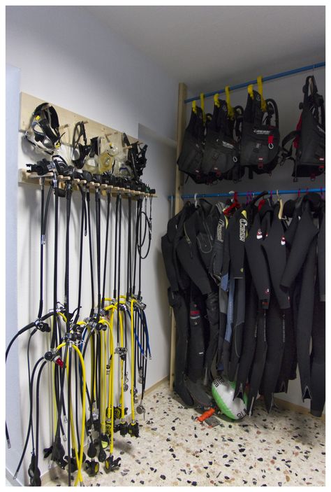 Scuba Storage, Foil Storage, Equipment Room, Keys House, Marina Village, Scuba Diving Gear, Scuba Gear, Dive Shop, Diving Center