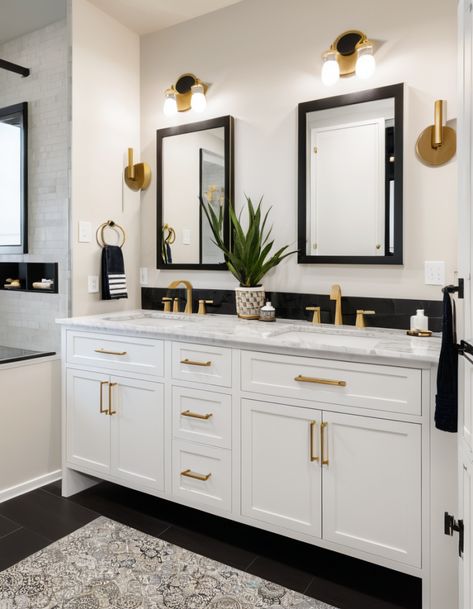 From Spa Vibes To Tech Upgrades: 50 Must-Try Bathroom Remodel Ideas For 2025 Master Bath Remodel Diy, Dual Vanity Bathroom Ideas, 2025 Bathroom Trends, Easy Bathroom Remodel, Spa Vibes, Remodel Bathroom Ideas, Simple Bathroom Remodel, Bathroom Remodeling Ideas, Round Bath