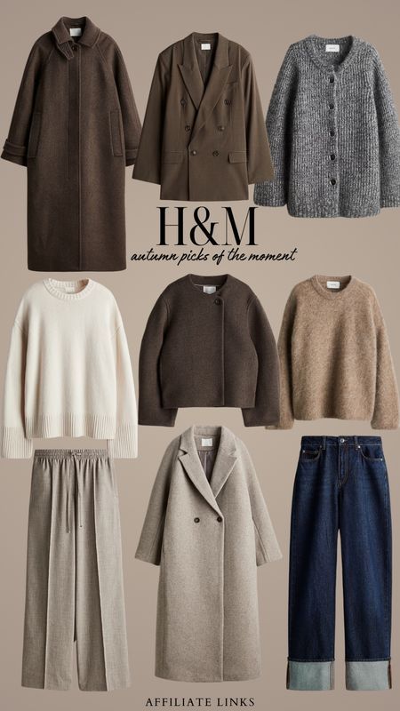 H&m Winter Outfits, Winter Outfits With Coat, Fall Outfit Board, Winter Outfit Board, Winter Coat Outfits Casual, Winter Shopping Outfit, Winter Outfits Coat, Shopping Outfit Winter, Autumn Winter Outfits