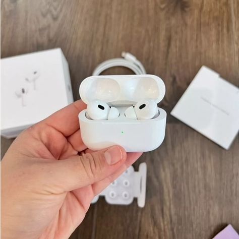 AirPod pro 2nd gen( SEND OFFERS WILL RESPOD IMMEDIATELY ‼️) Airpod Pro, New Looks, Charging Cable, The Original, Original Box, Cable, Fashion Tips, Clothes Design