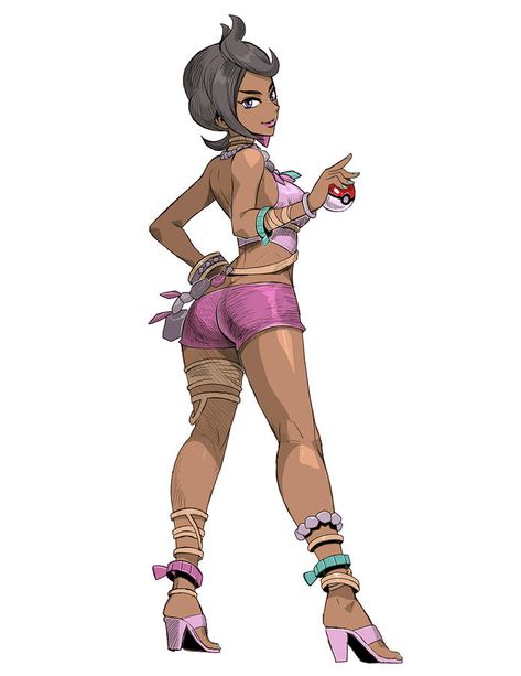 Olivia | Pokémon Sun and Moon | Know Your Meme Pokemon Waifu, Pokemon Trainers, Pokemon Characters, Pokemon Art, Character Art, Nintendo, Anime Art, A Woman, Video Games