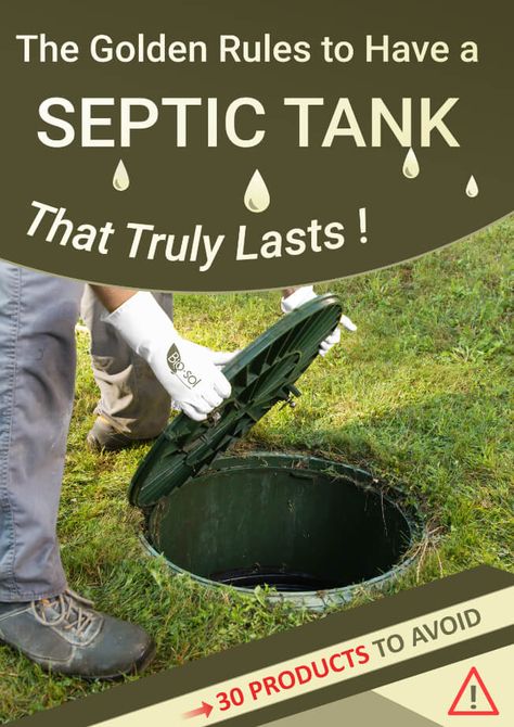 Septic Tank Covers, Diy Septic System, Septic Tank Design, Septic Tank Systems, Natural Disinfectant, Septic System, Homestead Survival, Beneficial Bacteria, Septic Tank