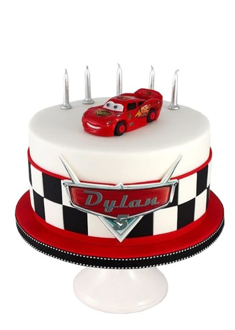 Disney Cars Cake, Lightning Mcqueen Cake, Mcqueen Cake, Disney Cupcakes, Cars Birthday Cake, Disney Birthday Cakes, Disney Cars Birthday, Cars Birthday Party Disney, Car Cake