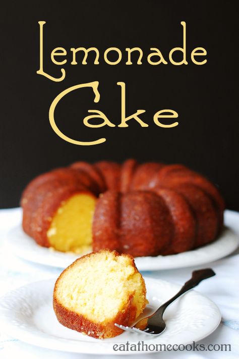 Lemonade Cake – One of My Favorite Cakes Ever Lemonade Beyonce, Lemonade Cake Recipe, Lemonade Cake, Eat At Home, Coconut Dessert, Cake Mug, Lemon Cake Mixes, Cakes Recipes, Gateaux Cake