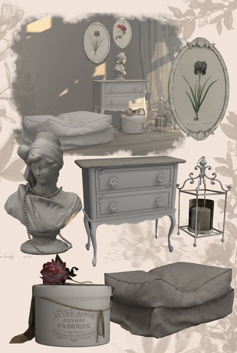 Sims 4 Victorian House, Pinkbox Anye, Living Room Sims 4, Sims 4 Cc Furniture Living Rooms, Los Sims 4 Mods, Cc Patreon, Mod Furniture, Sims Packs, Sims 4 Clutter