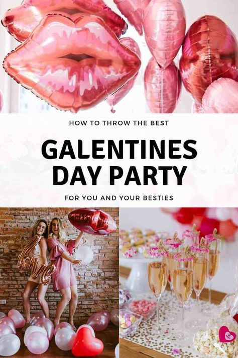 Vday Party, Galentine's Party, Galentines Day Ideas, Valentines Party Decor, Valentinstag Party, Galentines Party, Girls Night Party, Valentine's Day Party, Valentine Theme