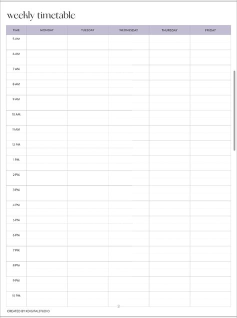 Exam Timetable Printable, University Timetable Template Aesthetic, Uni Schedule, University Schedule, Weekly Timetable, University Timetable, University Planner, Study Planner Free, Weekly Schedule Planner