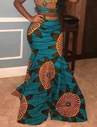 Ankara Mermaid Skirt, Ankara Crop Top, Leisure Suit, African Print Dress, Ankara Dress, Ankara Fabric, Mermaid Skirt, Mermaid Dress, African Women