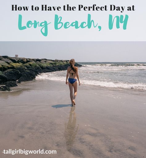 A Day Trip to Long Beach Is the Ultimate NYC Getaway | http://tallgirlbigworld.com/day-trip-to-long-beach-ny/ Long Beach Long Island, New York Day Trip, New York Condos, Long Beach New York, Beach 2023, Long Beach Ny, Nyc Travel Guide, Ny Restaurants, Perfect Summer Day