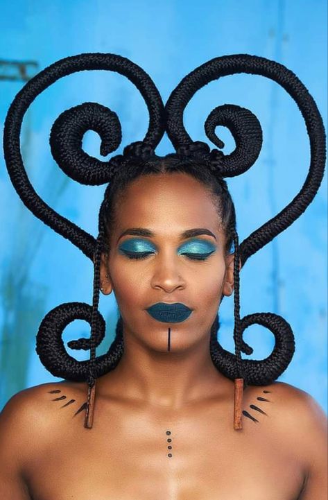 Afro Hair Art, Hair Expo, African Natural Hairstyles, Afro Punk Fashion, Avant Garde Hair, Dramatic Hair, Beautiful Black Hair, Hair Afro, Editorial Hair