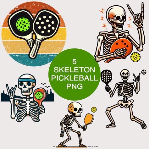 Cartoon Skeleton, Funny Illustrations, Png Skeleton, Themed Illustrations, Pickleball Shirt, Cartoon Png, Decor Posters, Background Clipart, Quirky Art