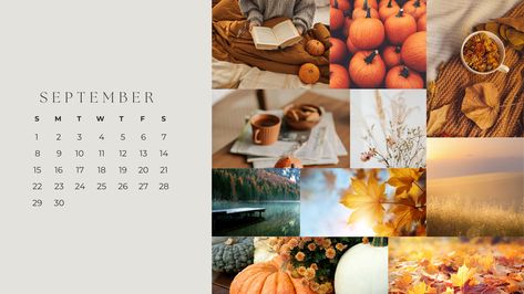 September 2024 Laptop Wallpaper, September Wallpaper, Mac Backgrounds, Desktop Wallpaper Macbook, Calendar Background, October Calendar, Fall Cleaning, 2024 Goals, Tech Background