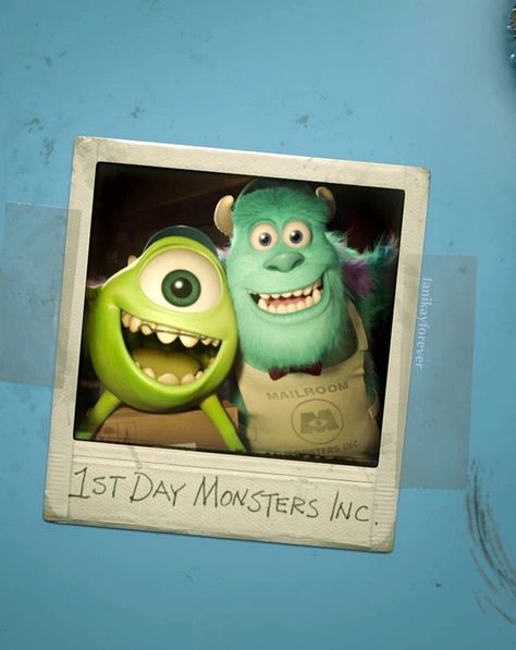 Monsters Inc University, Mike And Sully, Monster Inc, Disney Monsters, Disney Pixar Movies, Disney Infinity, Monster University, Pixar Movies, Pinturas Disney